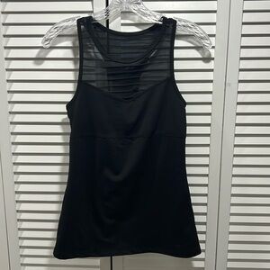 GAIAM Black Tank w/Shelf Bra XS